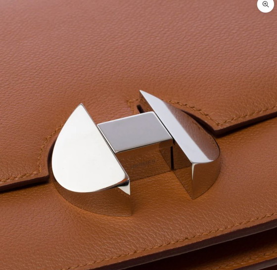 Image 1 of Borsa HERMES 2002 in cuoio dorato - 101272