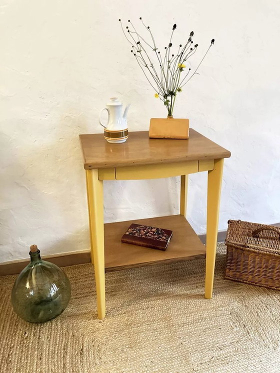 Image 1 of Bijzettafel met lade, 1950-1960