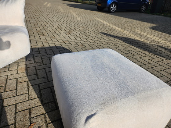 Image 1 of Edra - Standard bank + poef by Francesco Binfaré