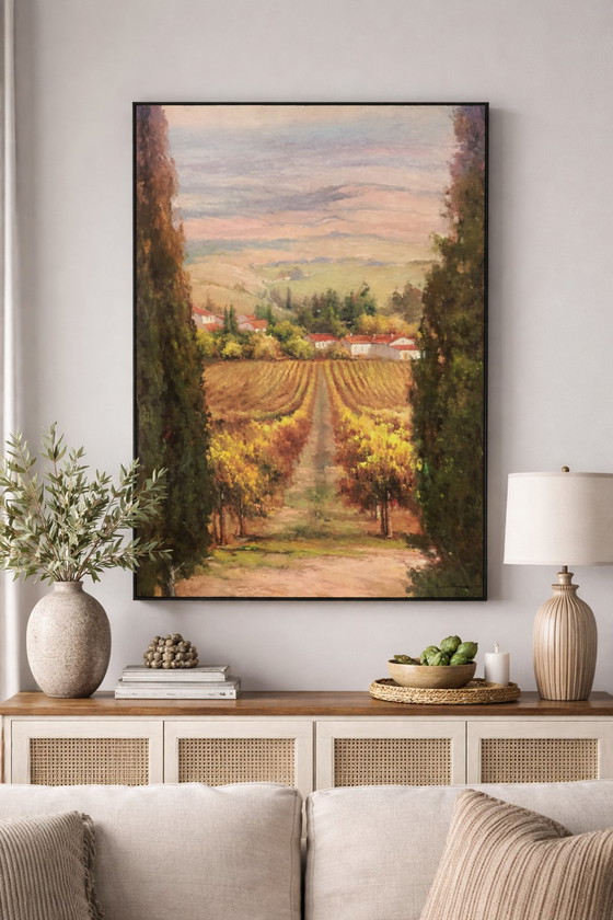 Oil Painting of Tuscany – Paintings & Drawings, Canvas (photo 2 of 5)