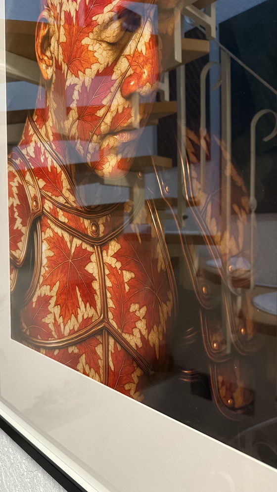 Image 1 of Kintsugi Porzellan Samurai Ahorn Herbst von Rotan Hunt 