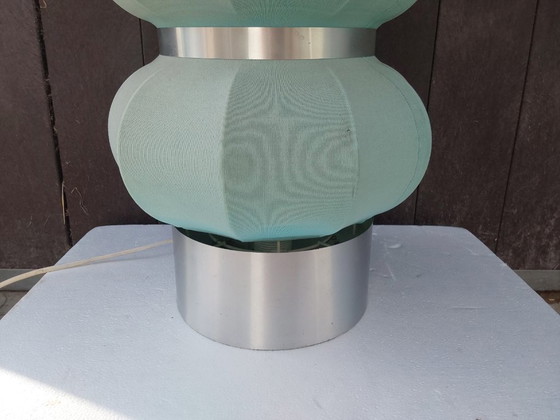 Image 1 of Danese Castiglione Enzo Mari mushroom style type floor lamp space agelamp fabric