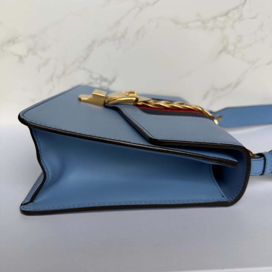 Gucci small Sylvie cuir bleu – Autres sacs (photo 15 of 19)