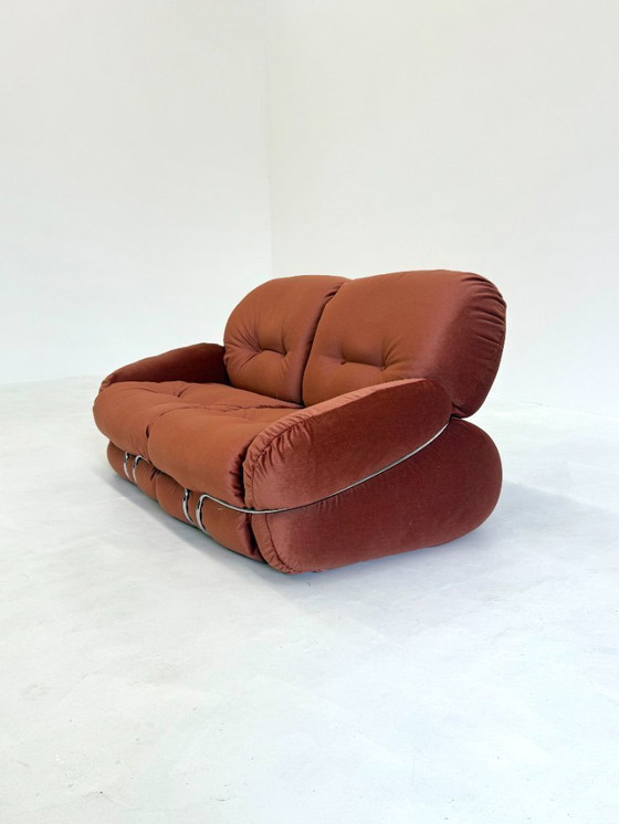 Image 1 of Italian Okay 2-seat sofa by Adriano Piazzesi