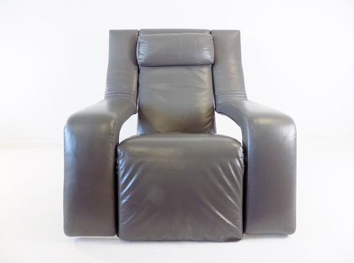 Brunati Kilkis Leather Lounge Chair by Ammanati & Vitelli