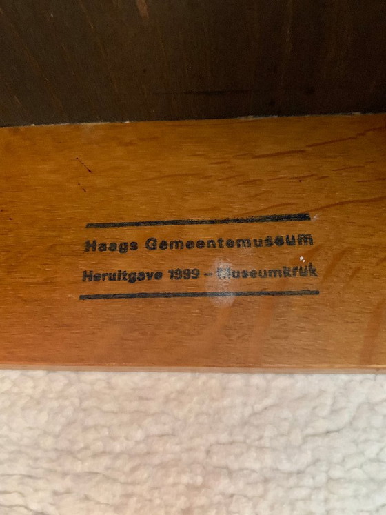 Sgabelli da museo Berlage originali, Set di 6, Gemeentemuseum Den Haag, Legno, Nero (foto 2 di 7)