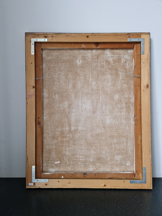 Image 1 of Groot formaat stilleven bloemen - 78 x 97 cm