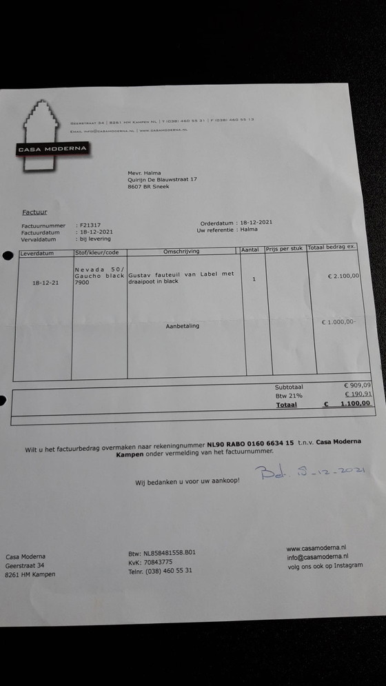 Image 1 of  Label Van den Berg