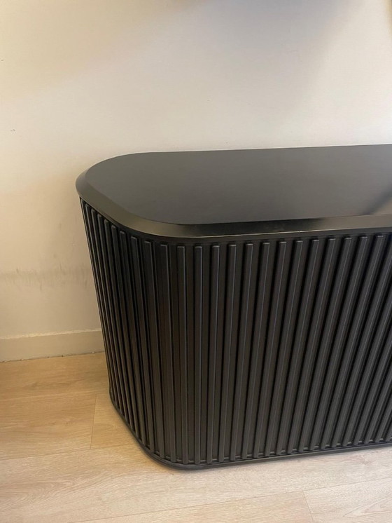 Image 1 of Schwarzes A'dammer Sideboard, Pastoe, 1980er Jahre