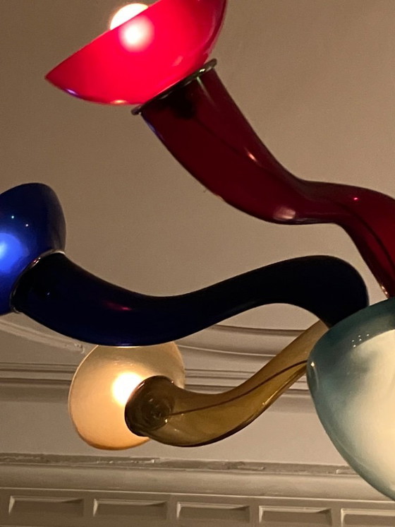 Image 1 of Artemide VeArt Leda Murano glass chandelier