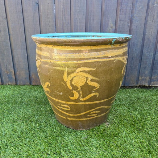 Chinese Draken Eierpot, Chinese Vaas, Martaban, Eierpotten, Chinees Antiek – decoratieve objecten, Ceramic (photo 2 of 12)