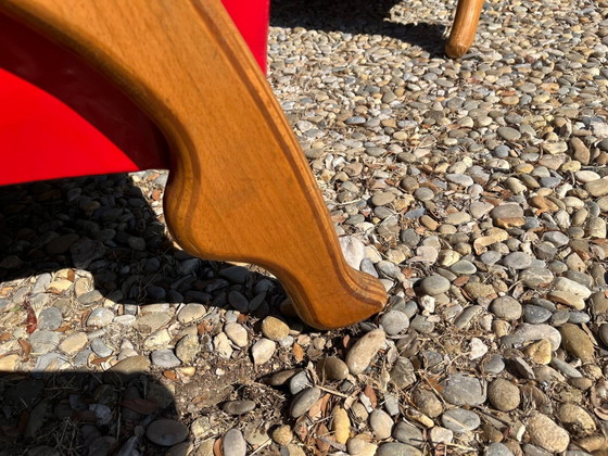 Coppia di Poltrone Vintage Design Postmoderno Him + Her Anni '70 '80 – Wood, Plastic (photo 6 of 15)