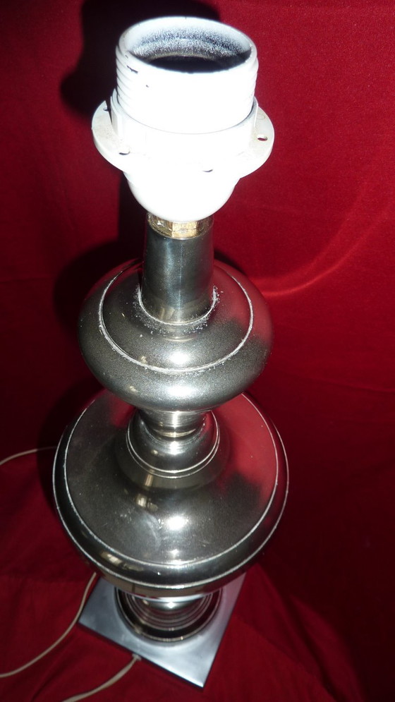grande lampe, Chrome, Gris (photo 4 sur 5)