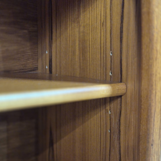 Image 1 of Dyrlund vintage 1960s Danish sideboard, dresser, wall unit display cabinet