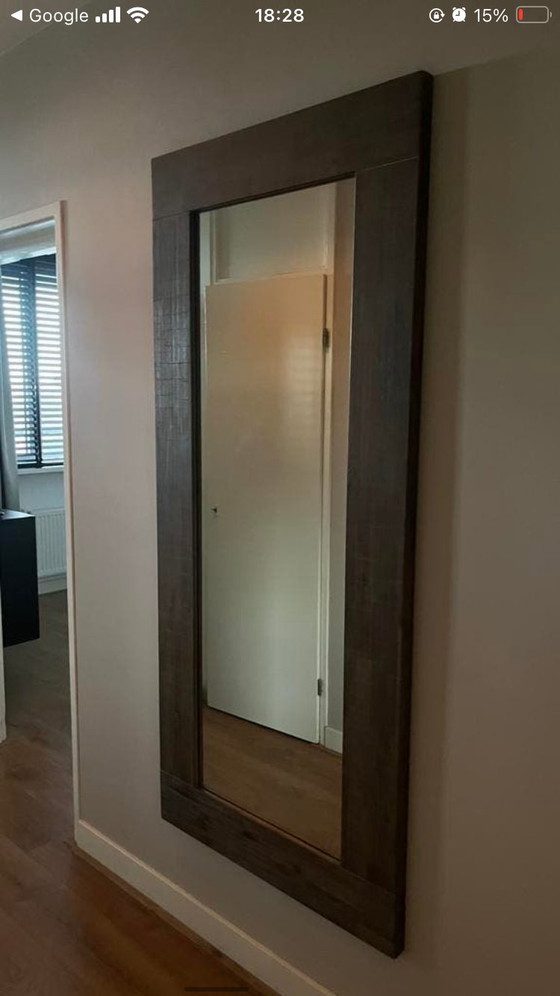 Image 1 of Miroir Bassano Pronto 180x80 cm Acacia massif 