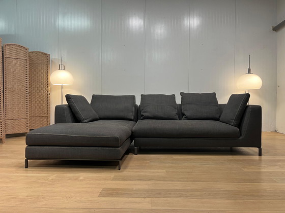 Image 1 of B&B Italia Ray Corner Sofa Anthracite + Optional Carpet