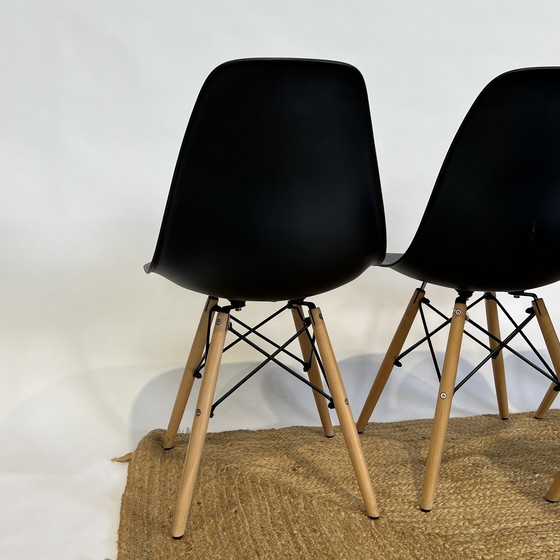 Image 1 of 4X Vintage Eetkamerstoelen