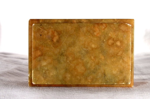Doosje van onyxmarmer, 11x7 cm, 1960