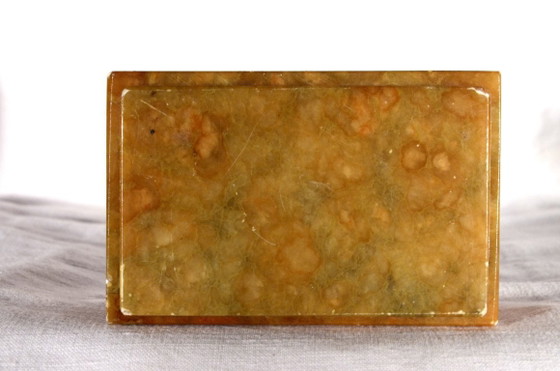 Image 1 of Doosje van onyxmarmer, 11x7 cm, 1960