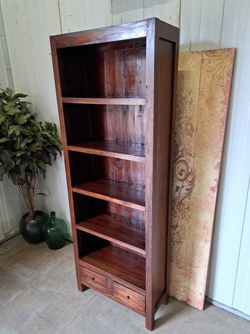 Classic colonial bookcase dim. 69x29cm and 190cm high.