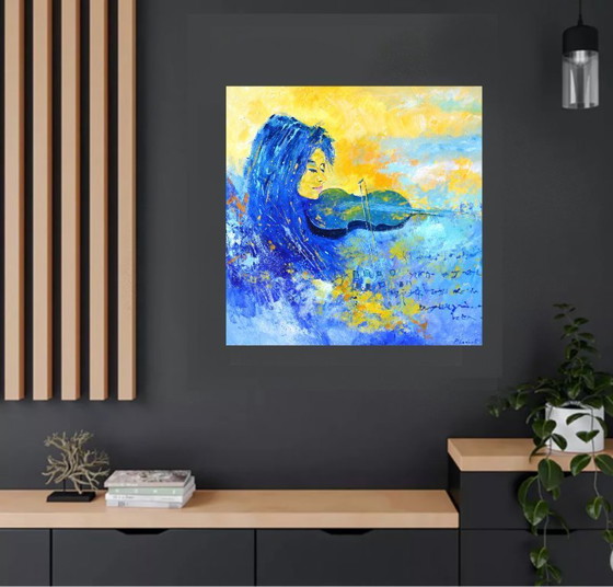 Image 1 of Playing violin