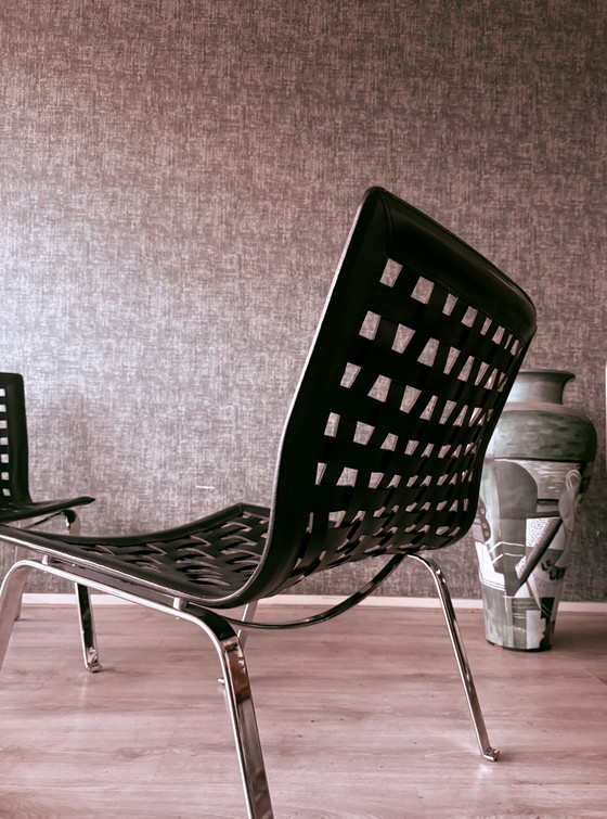 Image 1 of 2 “Net W” Lounge Armchairs by Giancarlo Vegni for Fasem,ca99s