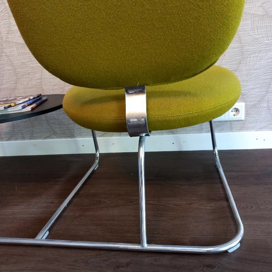 Image 1 of Panchina vintage per sala d'attesa; 2 posti con tavolo