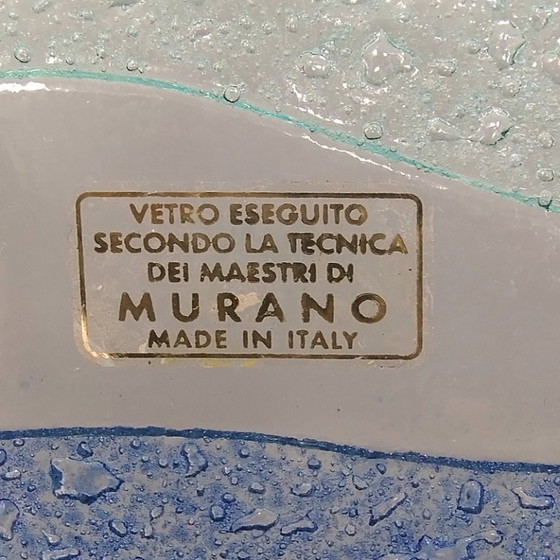 Image 1 of 1970s Astonishing Tray By Albatros in Murano Glass. Made in Italy