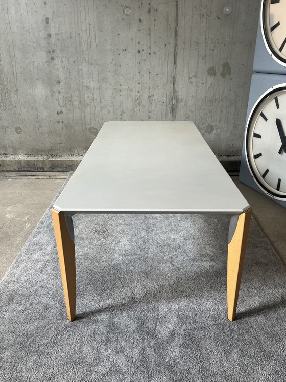 Großer Leolux Esstisch, Modell “Xingu”, Design Dick Evers – Esstische, Wood, rvs (photo 10 of 11)