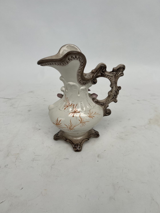 Image 1 of Italian Bassano porcelain vase/jug ca. 1960