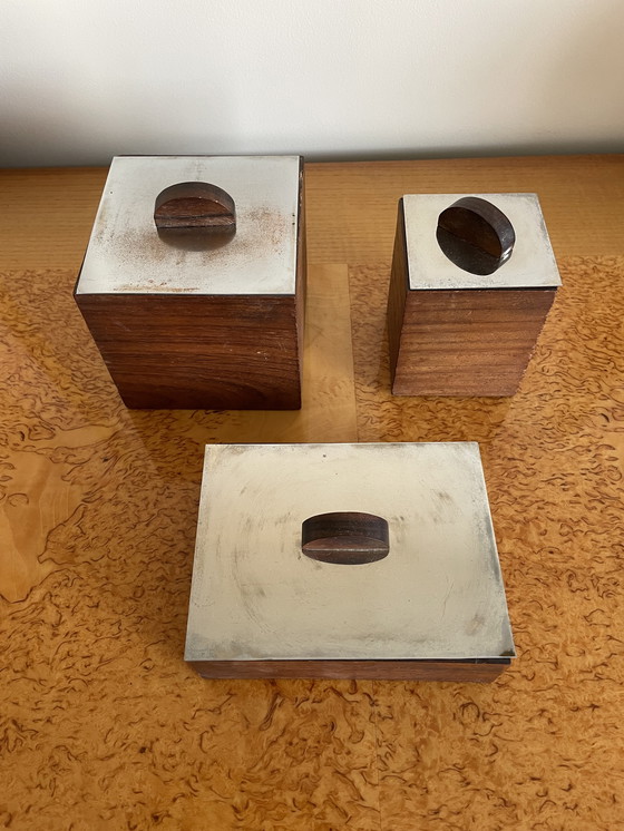 Image 1 of Holz- und Metalldosen Art-Déco