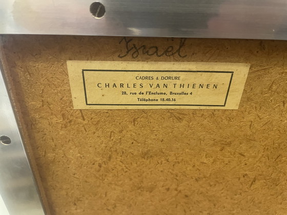 Image 1 of Litografía de muy bello desnudo firmada