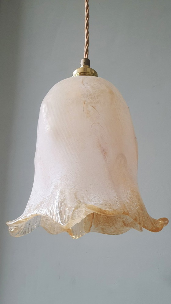 Image 1 of Set van 2 Vintage Murano hanglampen - Mid Century - Italy