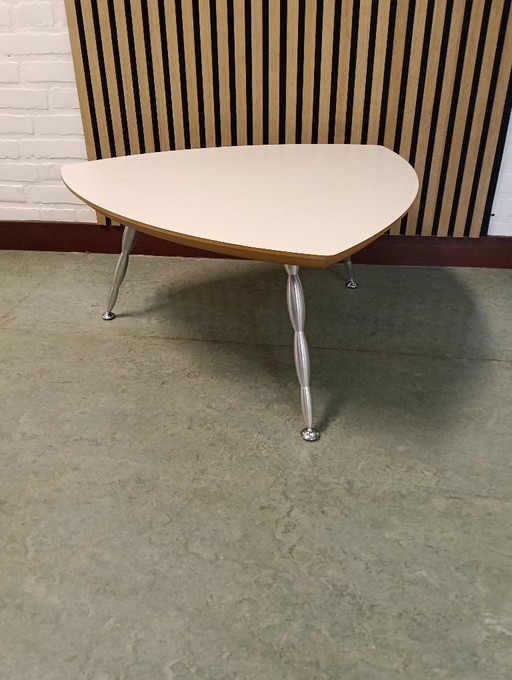 Mesa de centro de diseño – salontafels, Wood, polished steel
