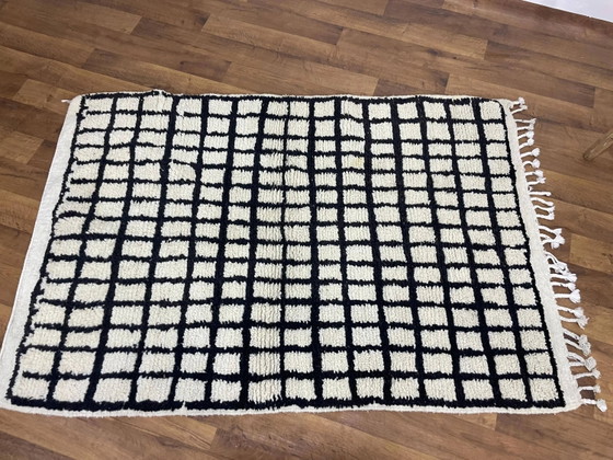Tappeto marocchino in pura lana fatto a mano 2,5x1,5 m – Tappeti, Wool, Modern (photo 3 of 11)