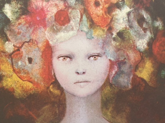 Leonor Fini – Vrouw met bloemen in haar haar – Litho's & Zeefdrukken, Paper (photo 5 of 8)