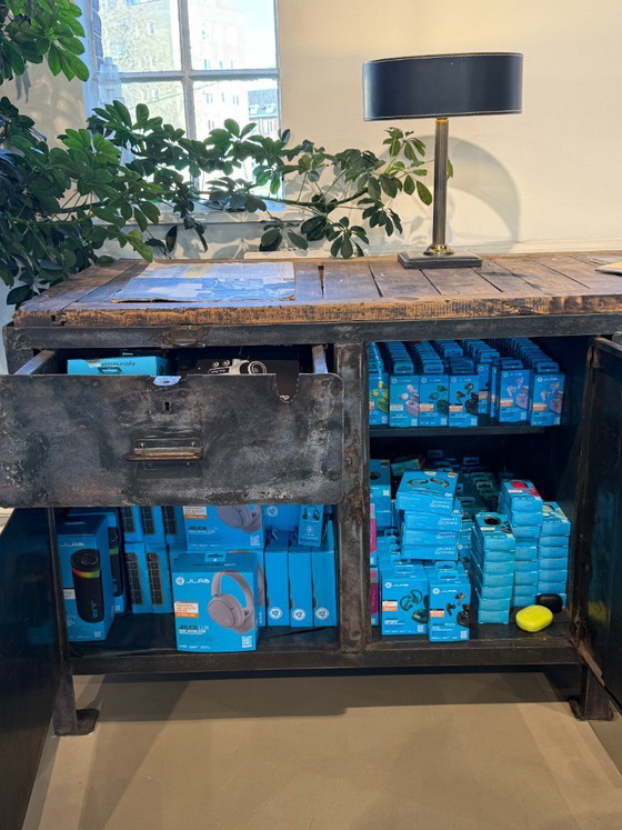 Image 1 of 3 x iron cabinets