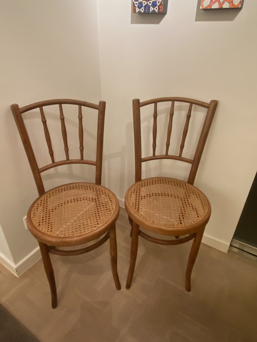 2x chaise de salle à manger classique