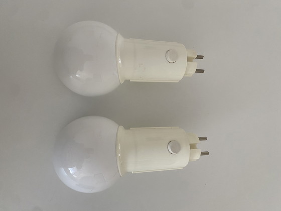 Image 1 of 2x Vrieland design - faretto da parete con spina - lampada con spina - Olanda - anni '80