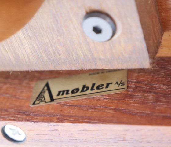 Image 1 of Table de salle à manger danoise explorable, Arebbo Möbler '70