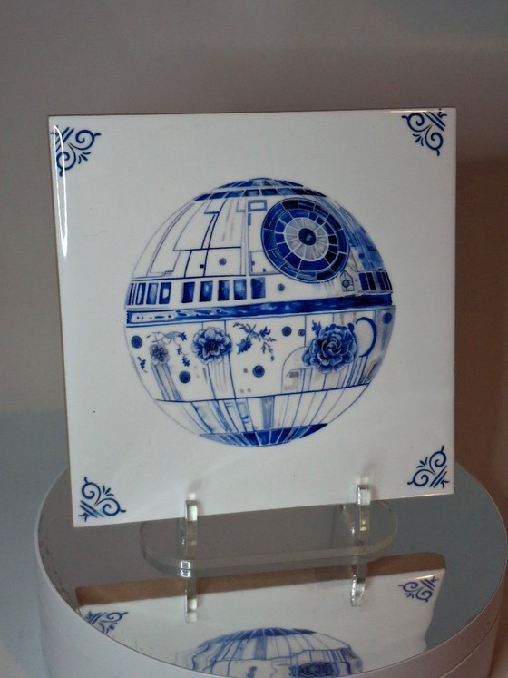 Image 1 of Decoratieve tegels 11x11 cm. 13 stuks. Star Wars.
