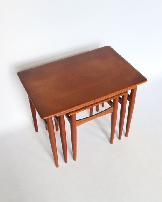 Vintage Danish teak nesting tables – Side tables, Wood (photo 6 of 12)