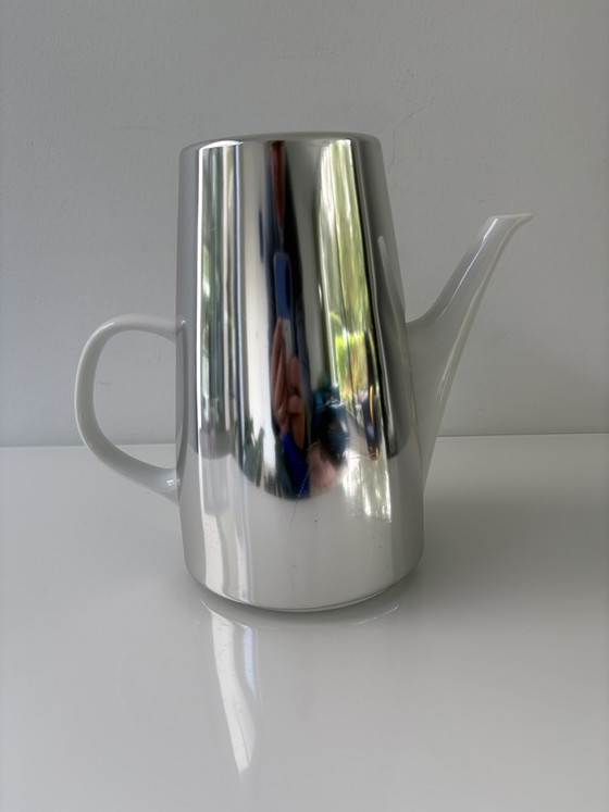 Melitta Design Caffettiera 1,2L | Germania | Mid-Century Modern – Stoviglie, Porcelain, Metal (photo 6 of 9)