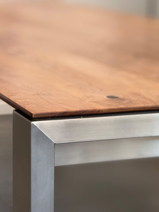 Table de salle à manger élégante en bois 260 cm