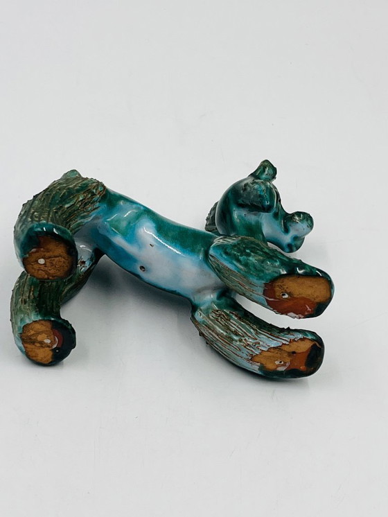Image 1 of Perro espagueti de cerámica