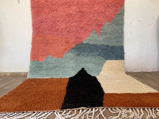 Handgemaakt Marokkaans Berberkleed van zuivere wol, op maat gemaakt, formaat 2/3 m – Aime Té, vloerkleden en tapijten, Wool