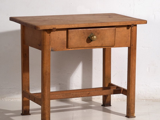 Antieke keuken bijzettafel (ca.1920) #6 (photo 2 of 40)
