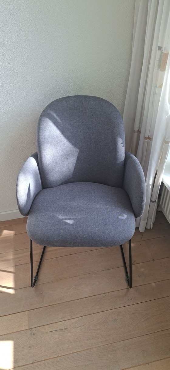 4xPuik stoelen in prima staat – Eetkamerstoelen, Textiel (photo 3 of 5)