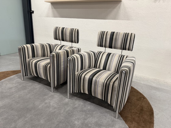 Image 1 of 2 Leolux Goncharov Armchairs Fabric