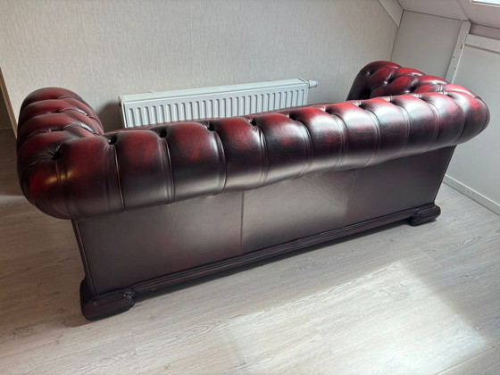 Image 1 of Prachtige bank in chesterfield stijl